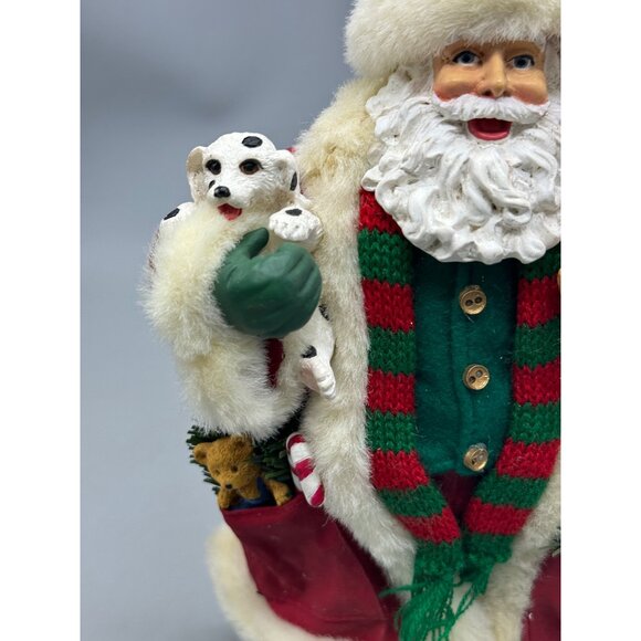 kirkland Christmas Santa Claus Figurine bear dog toys Accents & Holiday Decor - Picture 3 of 10
